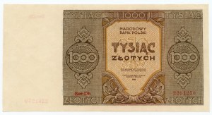 1000 złotych 1945 - Ser. Dh