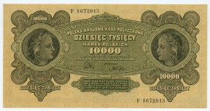 10 000 marks polonais 1922 - Série F 1672913
