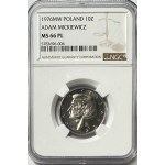 10 złotych 1976 - Adam Mickiewicz - NGC MS 66 PL - 2-ga max nota