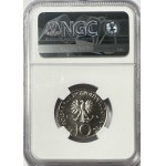 10 złotych 1976 - Adam Mickiewicz - NGC MS 66 PL - 2-ga max nota