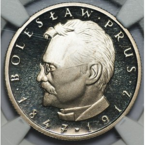 10 złotych 1981 - Bolesław Prus - NGC MS 69 ULTRA CAMEO - 2-ga max nota