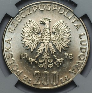 200 złotych 1976 Olimpiada - NGC MS66 PL