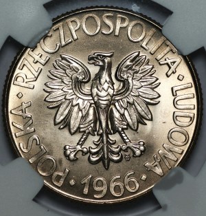 10 oro 1966 Tadeusz Kościuszko - NGC MS 66