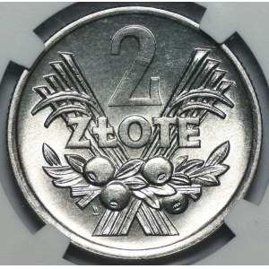 2 złote 1971 - Jagody - NGC MS 66