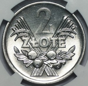 2 złote 1971 - Jagody - NGC MS 66