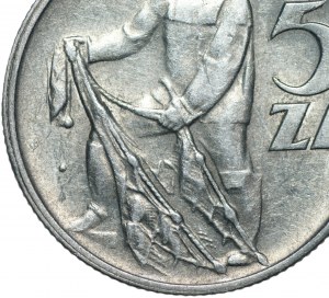 5 złotych 1958 - Rybak bez sznura