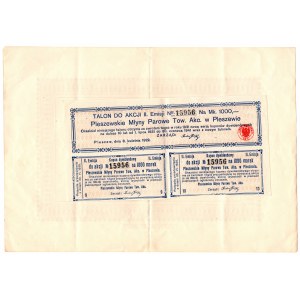Pleszewskie Młyny Parowe S.A., Em. II - 1.000 marek polskich 1922