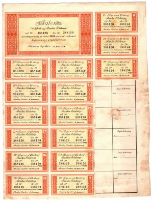 Banca di Polonia 1934 per 2500 zloty