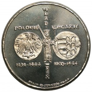Kráľovská séria - Strieborná medaila (Ag925) Wladyslaw Varnañczyk v elegantnom puzdre