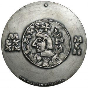 Seria Królewska - Medal srebrny (Ag925) Władysław Herman w eleganckim etui