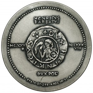 Kráľovská séria - Strieborná medaila (Ag925) Henrich Bradatý v elegantnom puzdre