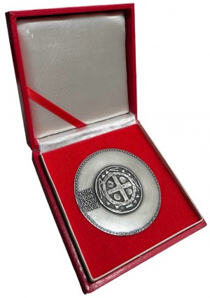 Kráľovská séria - Strieborná medaila (Ag925) Kazimierz I Odnowiciel v elegantnom puzdre