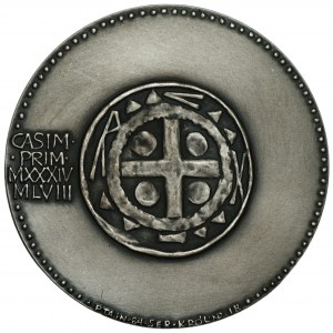 Seria Królewska - Medal srebrny (Ag925) Kazimierz I Odnowiciel w eleganckim etui