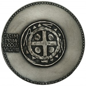 Královská série - Stříbrná medaile (Ag925) Kazimierz I Odnowiciel v elegantním pouzdře