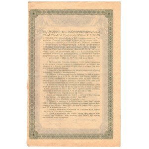5% Konwersyjna Pożyczka Kolejowa 1926, Obligacja 30 złotych