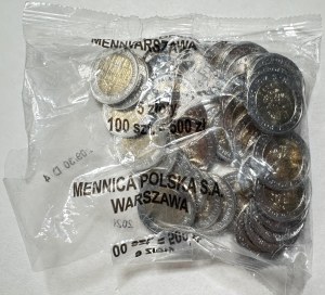 5 zlotých 2020 - Branický palác v Bialystoku - otevřený mincovní sáček - 50 mincí
