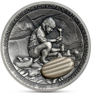 50 złotych 2022 - 100. r. odkrycia zespołu pradziejowych kopalni krzemienia KRZEMIONKI