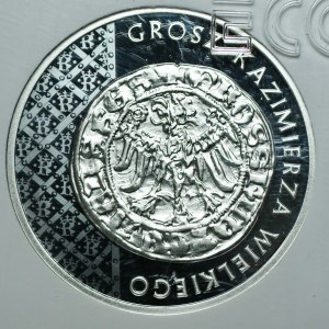 20 Zloty 2015 - Kasimir der Große Pfennig - GCN PR 70