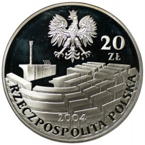 20 Gold 2004 - 15. Jahrestag der Gründung des Senats der Dritten Republik Polen