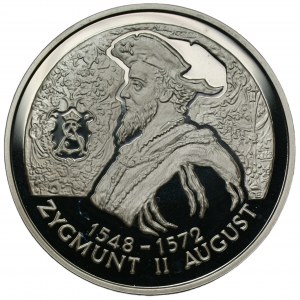 10 złotych 1996 Zygmunt II August, popiersie