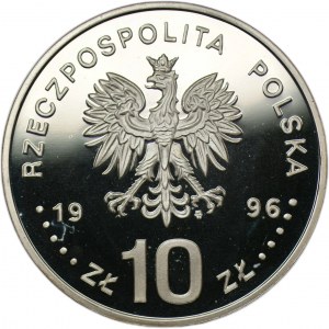 10 złotych 1996 Zygmunt II August Popiersie