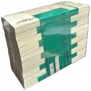GROUP / BOX - 10 bankovních balíků - 50 zl 1988 série HA
