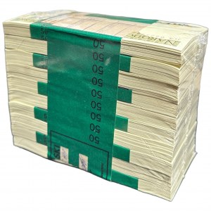 GROUP / BOX - 10 bankových balíkov - 50 zl 1988 séria HA