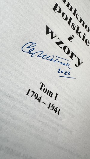 Czeslaw Miłczak Polish Banknotes and Designs Volume I and II 2023 - Catalogue with author's autograph