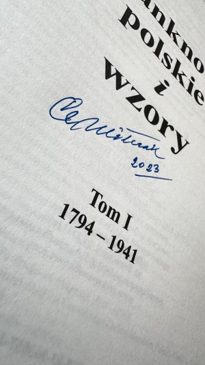 Banconote di Czesław Miłczak Polskie i Wzory Tom I i II 2023 - Catalogo con autografo dell'autore