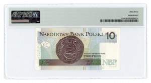 10 zloty 2012 - Série AA 0025184 - PMG 64