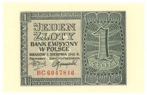1 złoty 1941 - seria BC