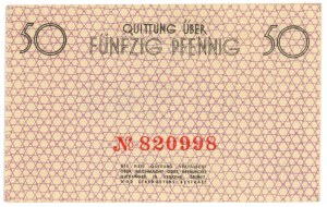 Lodz ghetto - 50 fenig (pfennig) 1940