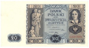 20 zlotých 1936 - řada CJ