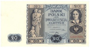 20 zloty 1936 - Serie CJ