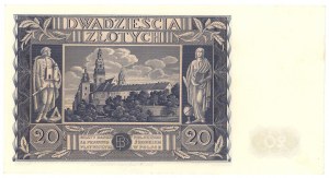 20 zlotých 1936 - řada CJ