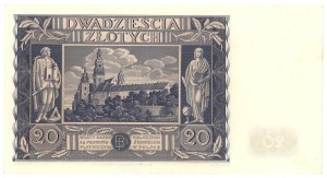 20 złotych 1936 - seria CJ
