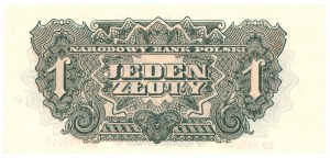 1 złoty 1944 - obowiązkowym - seria EO
