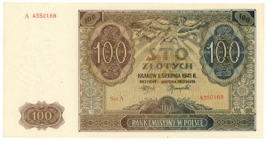100 zloty 1941 - Série A