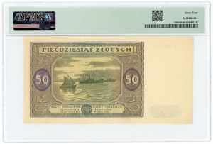 50 zloty 1946 - Serie C - PMG 64