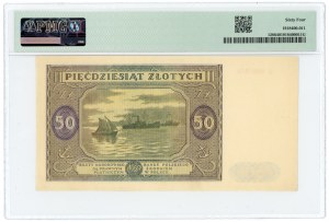 50 zloty 1946 - series C - PMG 64
