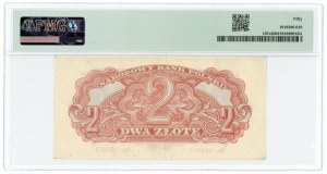 2 Zloty 1944 - ...schuldig - Serie Bn - PMG 50