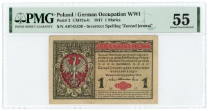 1 Polish mark 1916 - general series A - PMG 55