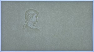20 zlotých 1928 - tlačový papier s vodoznakom - RARE - PMG