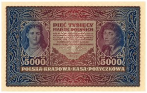 5 000 polských marek 1920 - II Série G