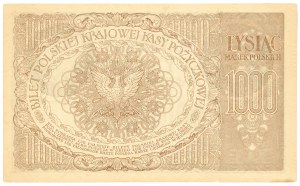 1,000 Polish marks 1919 - ZW series.