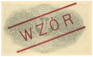 100 marks polonais 1919 - III série A - MODÈLE