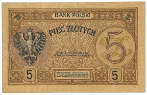 5 zloty 1924 - Série II EM. C - RARE