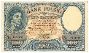 100 Zloty 1919 - S.A. Serie. 4322499