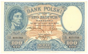100 zloty 1919 - Série S.B. 6171753