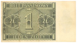 1 zloty 1938 - série U